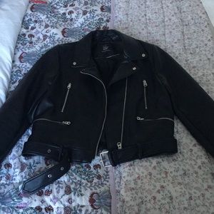 classic (faux) leather jacket